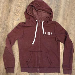 Vs PINK zip up hoodie